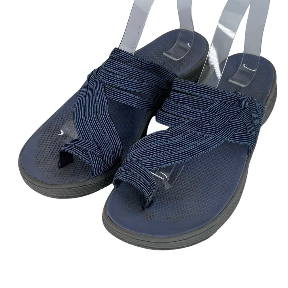 Beartrap blue thumb holder sandals women's size 8.5